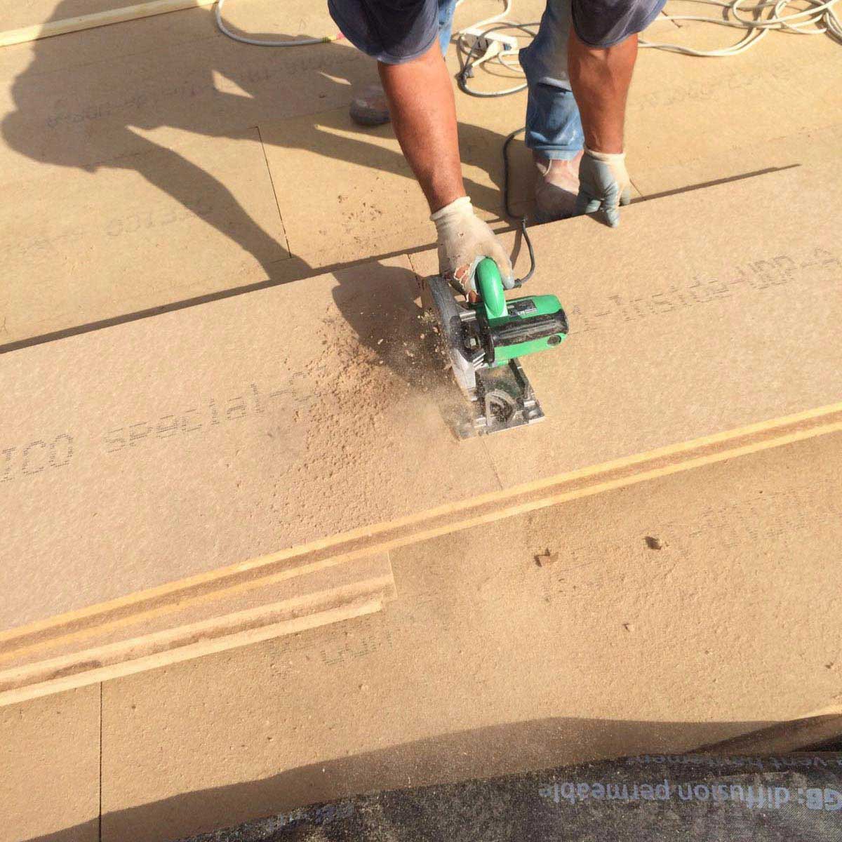 Fiber Wood Insulation FiberTherm Special dry for roof insulation