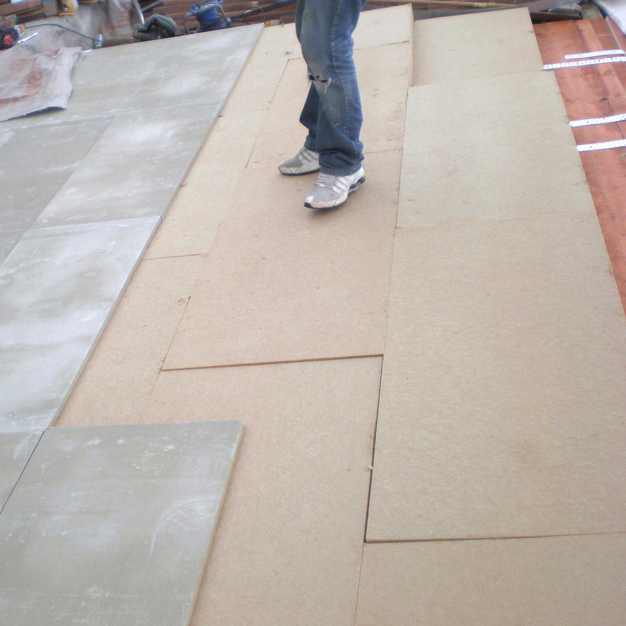 Fiber Wood Insulation FiberTherm as ventilated roof