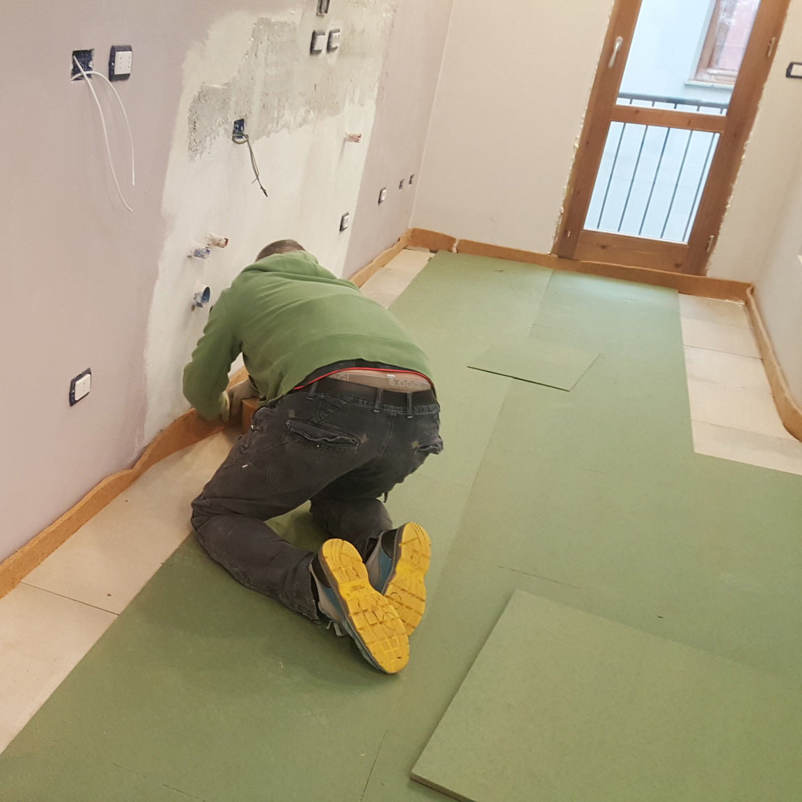 Fiber Wood Insulation FiberTherm Underfloor density 250 kg/mc